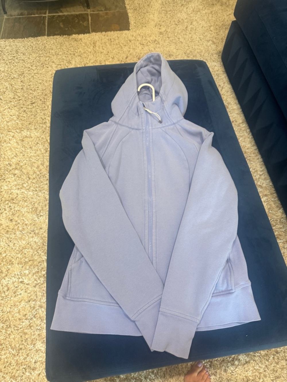 lululemon athletica Lavender scuba Zip-Up Hoodie